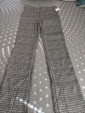 Maurices Black and White Houndstooth Boot Cut Pants